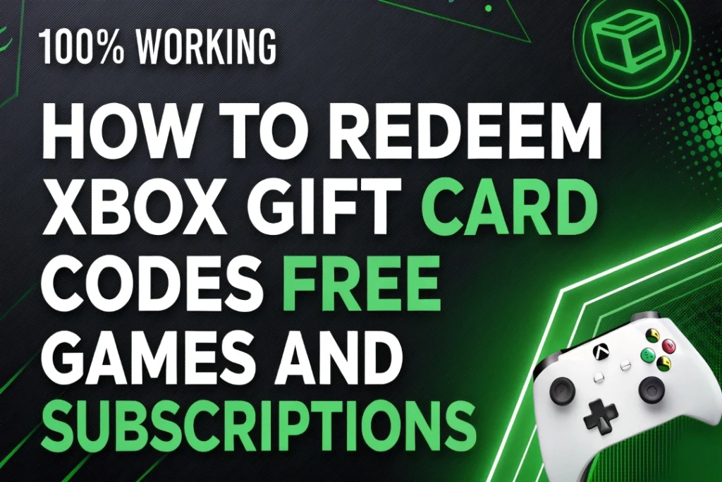 “How to Redeem Xbox Gift Card Codes for Free Games and Subscriptions”