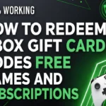 “How to Redeem Xbox Gift Card Codes for Free Games and Subscriptions”